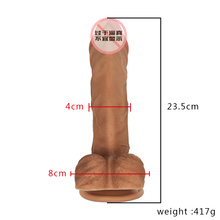 Realistic Silicone Dildo Sex Toy for Women Injo-Y43